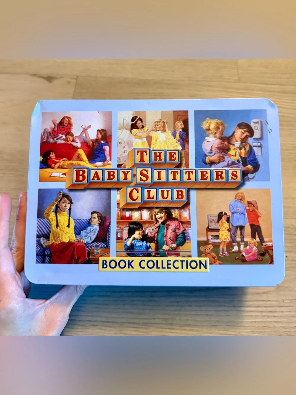 The Babysitters Club Retro Book Collection Tin ONLY!! Ann M. Martin #1-6 Kidcore